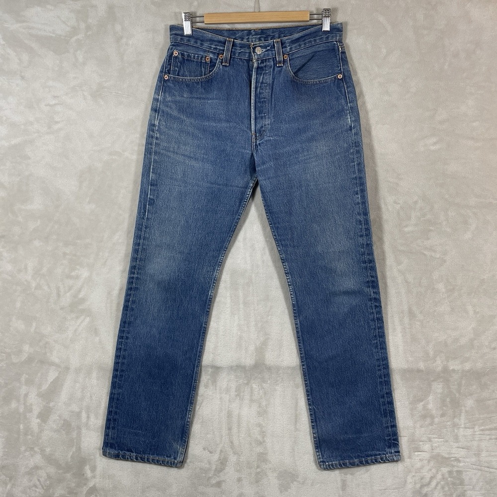 Vtg Levis 501xx Jeans Men 32x34 (fit 31x30.5) 501-0000 Made in USA 90s Excellent